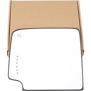 Driver Side Towing Mirror Glass for Chevy Silverado GMC Sierra 1500 2014-2018 Upper Left Side Tow Mirror Glass Replacement for Silverado Sierra 2500 3500 HD 2015-2018