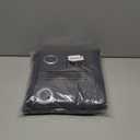 ChrisDowa 100% Blackout Curtains for Bedroom with Black Liner, 2 Thick Layers Total Blackout Thermal Insulated Grommet Window Curtains 63 Inch Length 2 Panels Set (Dark Grey, 42 x 63 Inch)