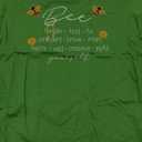 Women Cute Bee Graphic Tee Shirts Short Sleeve Inspirational Funny Letter Print Summer Loose Tee Tops (3XL)
