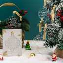 Kasyat 48 Set Christmas Employee Appreciation Gifts Bulk Acrylic Hanging Ornament Flat Lantern Ornament for Xmas Trees Coworker Nurse Teacher Volunteer Gift with Thank You Card(Be Proud Sign)