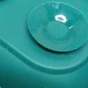 Babelio 8'' Toddler Porcelain Plates with Silicone Suction Sleeves, Lead & BPA Free, Divided, Microwave & Dishwasher Safe, Stay Put, Suitable for Kids, 3 Pack