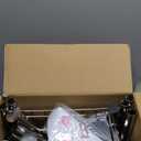 Heavy Duty Stainless Steel Rolling Clothes Rack with Mesh Shelf, Lockable Wheels & Anti-Slip Stoppers, Large Capacity Clothing Organizer for Bedroom, Laundry Room, 42.5" x 16.5" x 65.9", Silver