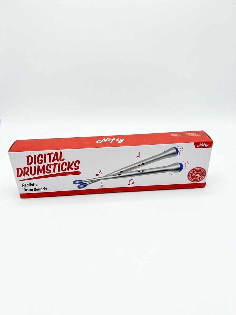 Nifty Realistic Digital DrumSticks Realistic Drum Sounds New Open Box