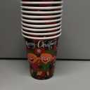 Tsyware Disposable Paper Coffee Cups with Lids, Perfect For Tea & Hot Drinks - 100 Pack