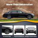 Rear Spoiler Wing for Mercedes-Benz W222 S Class Sedan S450 S550 S560 S63 2014-2020 Glossy Black Auto Exterior ABS Tail Trunk Lip Spoiler Wing Aerodynamic Styling