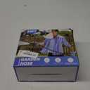 Garden Hose 50ft, Non-Expanding, Lightweight, Leak-Proof Metal interface, No-Knots, Portable, Wear-Resistant, Sturdy, Flexible, 3/4GHT, Water Hose for Yard, Garden