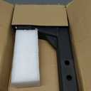 TOPTOW Trailer Receiver Hitch Extender Adapter 6" Drop/Riser, 8.5" and 10.5" Extension Length, 2" Shank, 7500lbs Towing Capacity, Matte Black