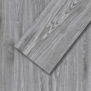 Mysflosy Peel and Stick Floor Tiles, Self-Adhesive Luxury Vinyl Flooring Plank, 6x36inch 36pack 54 Sq.Ft, Waterproof DIY Deep Wood Grain Planks Easy to Install for Kitchen, Living Room, Light Grey (36 x 6 inches)