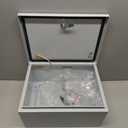 Outdoor Electrical Box, Steel Junction Box 16 x 12 x 8'', NEMA 4X Electrical Enclosure Box IP66 Waterproof & Dustproof, Universal Electrical Project Box with Lock & Mounting Plate