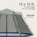 Coleman Skylodge Portable Screenhouse with 1-Minute Setup, Screened Gazebo for Bug-Free Lounging, Outdoor Sun Shade for Picnic, Events, Parties, Camping, & More