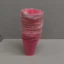 Sadnyy 12 Pack Metal Buckets with Handle, Galvanized Bucket 4.5 x 5 Inch Basket Bucket Party Supplies, Crafts for Christmas Halloween Candy Bars Vase Crafts(Pink)