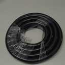 Taiss 6.6FT Vacuum Hose Automotive,3/8"(10mm) High Performance 130PSI Vacuum Lines Automotive High Temperature Silicone Vacuum Tube(Black).