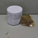 Festiva 200Pcs Gold Dessert Plates 6.3" with Forks 5"- Small Disposable Dessert/Cake/Appetizer Plates Plates- serve 100 guests include 100Plates 100Forks for Wedding &Birthday Party & Easter