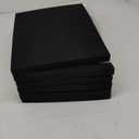 ToLanbbt Polyurethane Foam Sheets, 6P 16 x 12 x 1 Inch Cuttable Tool Box Case Foam Inserts Paddings, Black Cushion Packing Pads for Case Toolbox Game Box Craft Camera Storage