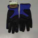 MUD Everyday Women's High-Dexterity Reinforced Synthetic Leather Palm Work Gloves (Medium/Large, Blue)