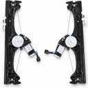Front Left Right Window Regulator Compatible with 500 2012-2019