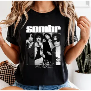 Artist Sombr T-shirt Size Ladies S