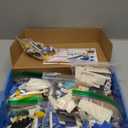 WinGift 880 Pcs City Airport Passenger Terminal Building Set, 6 IN 1 Airplane Building Blocks Toy, STEM Aircraft Bricks with Shuttle Bus,Luggage Cart,Planes Model Toys Gifts for Adults Boys Ages 612+