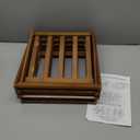 YYW Shoe Rack, Foldable Bamboo Shoes Shelf, Freestanding Shoe Storage Organiser for Entryway, Hallway, Bedroom, Closet (Brown, 4 Layers)