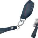 2Pcs Silicone Smart Key Fob for 2023 2024 Kia Telluride Key Fob Cover 5 Buttons (Black)