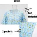 Old Lady Costume for Women Granny Costume Kit with Old Lady Nightgown Wig Grandma Costume Halloween Outfits (8-10T, Dress)