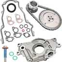 LS High Volume Oil Pump Timing Chain Kit w/Gaskets M295HV Fit for Chevy GM 4.8L 5.3L 5.7L 6.0L LS1 LS2 LS3 L96 LM7 LR4 LQ4 Gen 3 4 V8 Engine 1997-2013