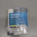 120 Counts 1.6 Gallon Mini Drawstring Trash Bags, Small Garbage Bags by KSSKSS, Code a fit 4.5-8 Liter, 1.2-2 Gal, White Trash Bin Liners for Home Office Kitchen Bathroom Bedroom