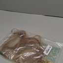 FESHFEN Straight Ponytail Extension 16 inch Natural Long Ponytails Wrap Around Clip in Pony Tail Hair Piece Synthetic Hairpieces for Women, Brown Mixed Blonde