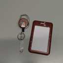 Christmas Winter Badge Holder Retractable Clip with Pendant Snowman Badge Reel Let It Snow Red Vertical ID Card Protector Keychain for Nurse Teacher Students The Office Woman Men