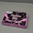 AISI HAIR 14 Inch Brown Mix Blonde Wigs for Women - Shoulder Length Wave Wig with Pre-Cut Lace Hairline, Middle Part Natural Wavy Bob Synthetic Heat Resistant Fiber for Daily and Party