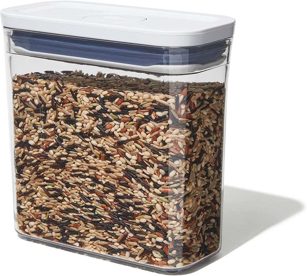 OXO Good Grips POP Container, 1.2 Qt - Rectangle - Pasta, Transparent