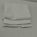 Exclusive Home Cabana Solid Indoor/Outdoor Light Filtering Hook-and-Loop Tab Top Curtain Panel Pair, 54"x108", Vanilla