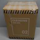 Clear Display Case for Figures, 3 Tier Adjustable Display Stand, Acrylic Display Box with Magnetic Door, Dustproof Showcase for Collectibles Mini Funko Pop Popmart Action Figures (Ivory-1 Pack)