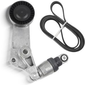 Dasbecan Serpentine Drive Belt Tensioner Pulley Kit Compatible with Chevy Prizm Toyota Celica Corolla Matrix 1998-2008, Replaces# 38286 6PK1880