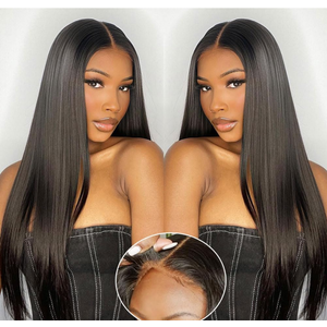 Gittale Wear and Go Glueless Human Hair Wigs Pre Plucked Pre Cut Deep Wave Lace Front Wigs 20 Inch Ready to Wear 13X4 HD Lace No Glue 180 Density Natural Human Hair Wigs For women (20 Inch)