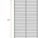1 Pack 92301 Grill Steel Wire Cooking Grid Rock Grates Replacement Parts for Charbroil Models,for Patio Kitchen Model,25 inch x 14 inch