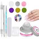 Solid Builder Gel For Nails 60g 3D Sculpting Hard Building Gel, Non-stick Nail Extension GelS, Multi-functional Long-lasting Carving NailS Art 2oz, Suitable To DIY Homes Or Salon