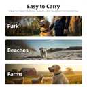 GPS Wireless Dog Fence for Medium & Large Dogs (15110 lbs)  Not for Small Dogs, No Transmitter, No App, IPX7 Waterproof, Radius 752995 ft