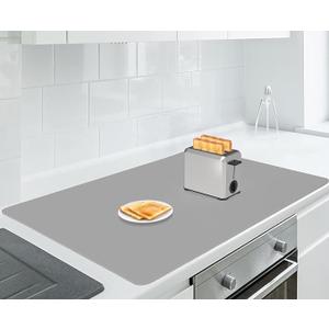 AECHY Silicone Mat Large, 90 L x 60 W cm, 2 mm Thick, Dark Grey