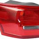 Getfaraway F1EZ-13405-B Driver Side Taillamp Assembly Compatible with Focus Sedan 2015-2018 (Left Side) Tail Light Rear Break Light Lamp Assembly