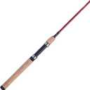 Berkley 6’ Cherrywood HD Spinning Rod, One Piece Spinning Rod, 6-14lb Line Rating, Medium Rod Power, Fast Action, 1/ 8-3/ 4 oz. Lure Rating, Red