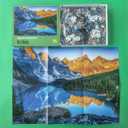 500 Piece Puzzles for Adults - Moraine Lake in Banff National Park - by Photographer Billi - Challenging Landscape Jigsaw Puzzle