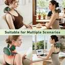 Neck Massager with Heat for Pain Relief deep Tissue, Bionic 4D Deep-Kneading Massage with Soothing Heat,Adjustable Intensity,Portable & Ergonomic Design for Home,Office,and Travel Relaxation