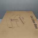 Enclosed XXXXL Stainless Steel Litter Box, 28" L x 20" W x 17" H, Side Entry Extra Large Metal Cat Litter Box with Lid for Big & Multiple Cats, Removable Enclosure, Anti-Leakage, Easy to Clean