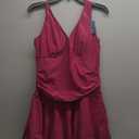 MiYang Women's Plus-Size Shaping One Piece Swim Dresses Swimsuit Fuchsia X-Large (US 16-18)