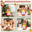 Cute Christmas Stocking Stuffers White Elephant Gifts for Her Him Friends Coworker Neighbors Women Men, Christmas Tree Ornament Hanging Decoration Desk Decor, Crochet Gnome