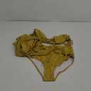 Women's One Piece Swimsuit with Cover up Set Beach Wrap Skirt Retro Bikini Set Two Piece Bathing Suit with Cover up (Medium, Gingeryellow)