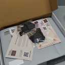 LOFT + IVY Sheet Organizers and Storage  Bed Sheet Holders Box for Linen Closet, Foldable Bedding Storage with Handles, Label Slot, Closure (Pack of 4, Grey)