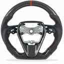 Automotive Carbon Fiber Steering Wheel For Toyota Camry SE XSE XLE 2018 2019 2020 2021 2022 2023 Carbon Fiber Leather Steering Wheel