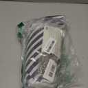 AmazerBath Long Shower Curtain, 72x78 Striped Black Fabric Shower Curtain Set with 12 Shower Curtain Hooks, Rustic Cloth Black and White Shower Curtain, Farmhouse Bathroom Shower Curtain Sets